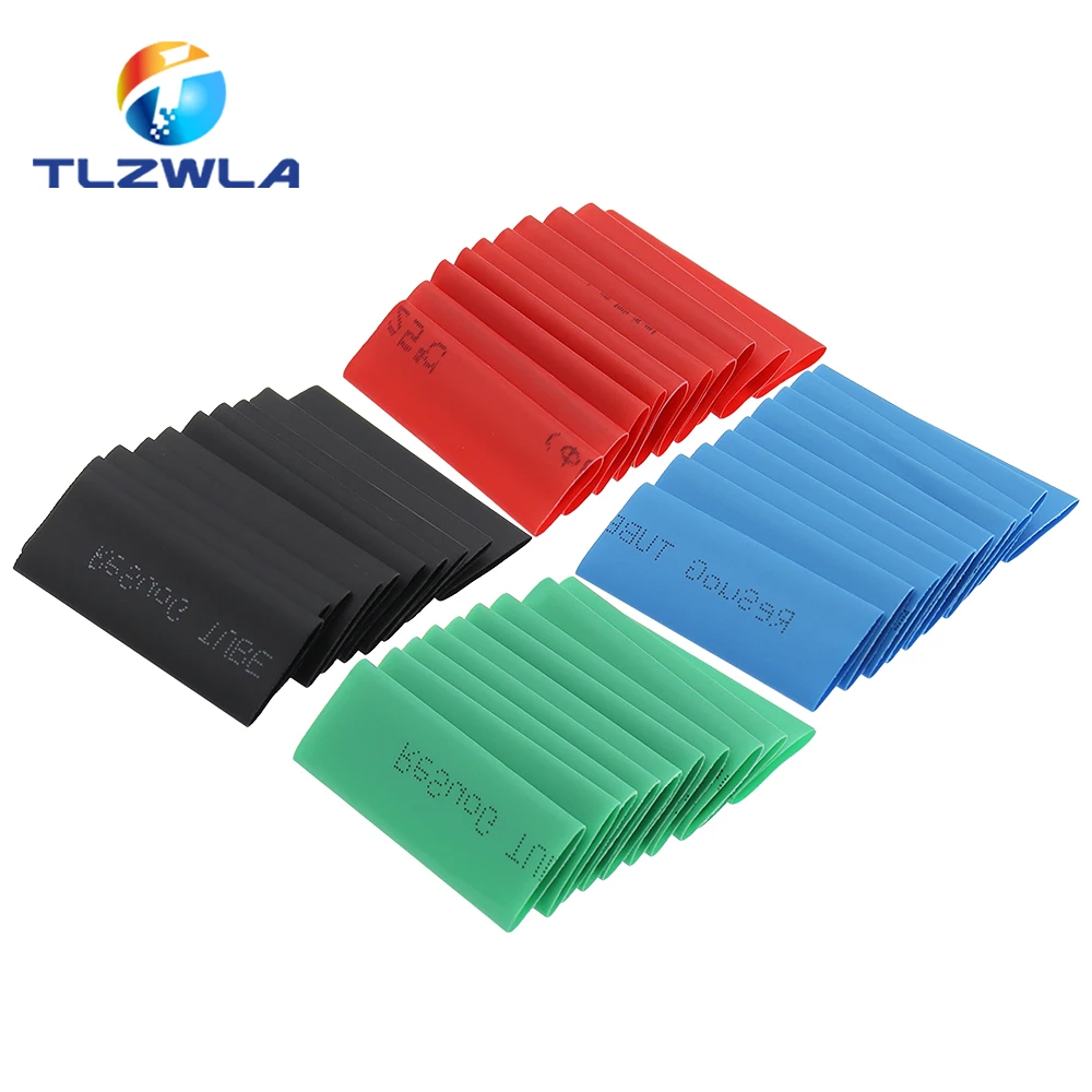 530 unids/set poliolefina retráctil surtido de tubos termorretráctiles Cable de alambre manguito aislado juego de tubos 2:1 funda de tubo impermeable - imagen 5
