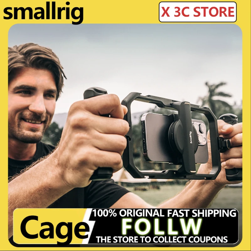 SmallRig-jaula de teléfono Universal todo en uno para Apple IPhone 16 17, Huawei, Android, fotografía móvil, estabilizador Bluetooth de mano - imagen 2