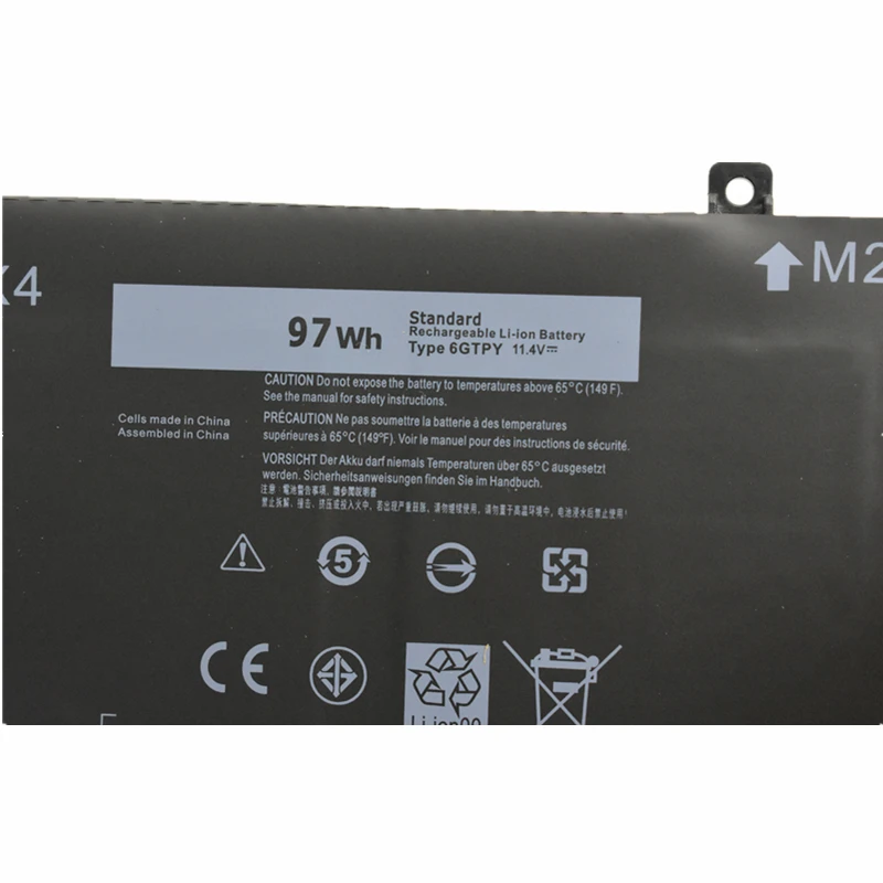 CSMHY nueva batería de ordenador portátil 6GTPY H5H20 para DELL XPS 15 9570 9560 7590 para DELL Precision 5520 5530 Series Notebook - imagen 4