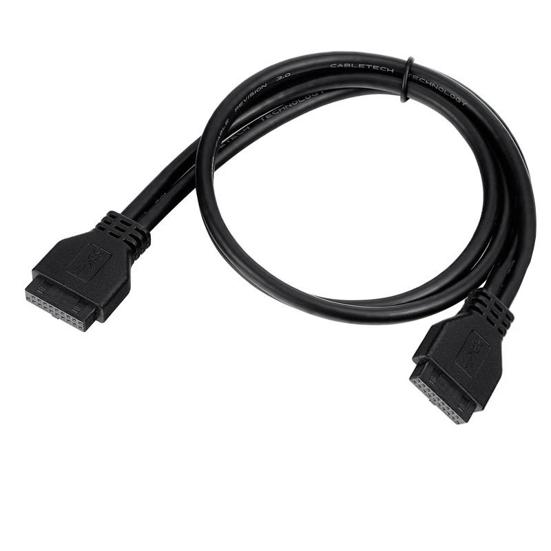 Cable de extensión USB3.0 20Pin hembra a USB 3,0 20 Pin macho placa base 20pin adaptador de cabecera extensor de Cable - imagen 3