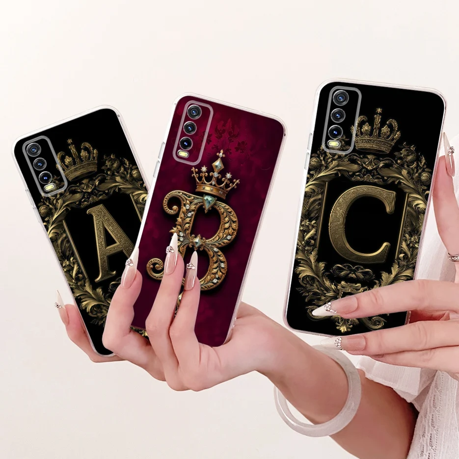 Para Vivo Y20 Y20i Y20s Y20g Y20t funda Y11s Y12s lindas letras cubierta suave funda de teléfono delgada para Vivo Y12s Y12a Y 20 i VivoY20 Fundas - imagen 2
