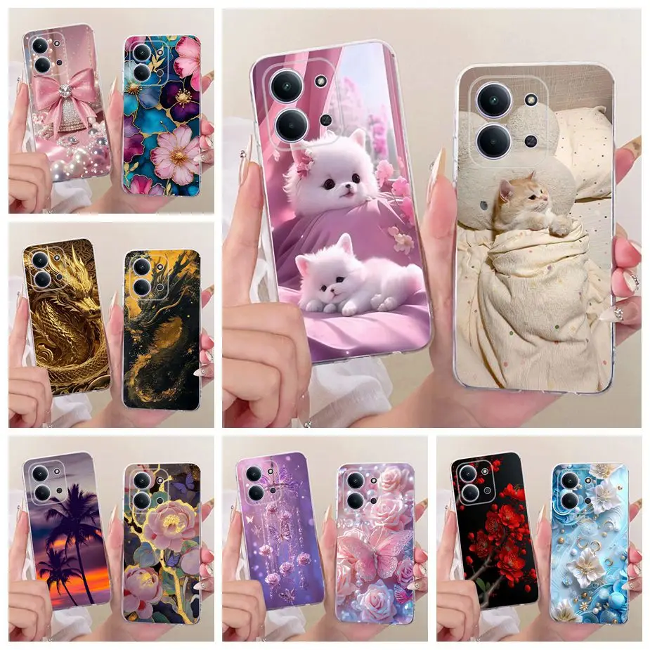 Para Xiaomi Redmi 15C 4G 5G funda bonita pintada de moda funda de silicona suave para Xiaomi Poco C85 C 85 Redmi15C 4G Shell