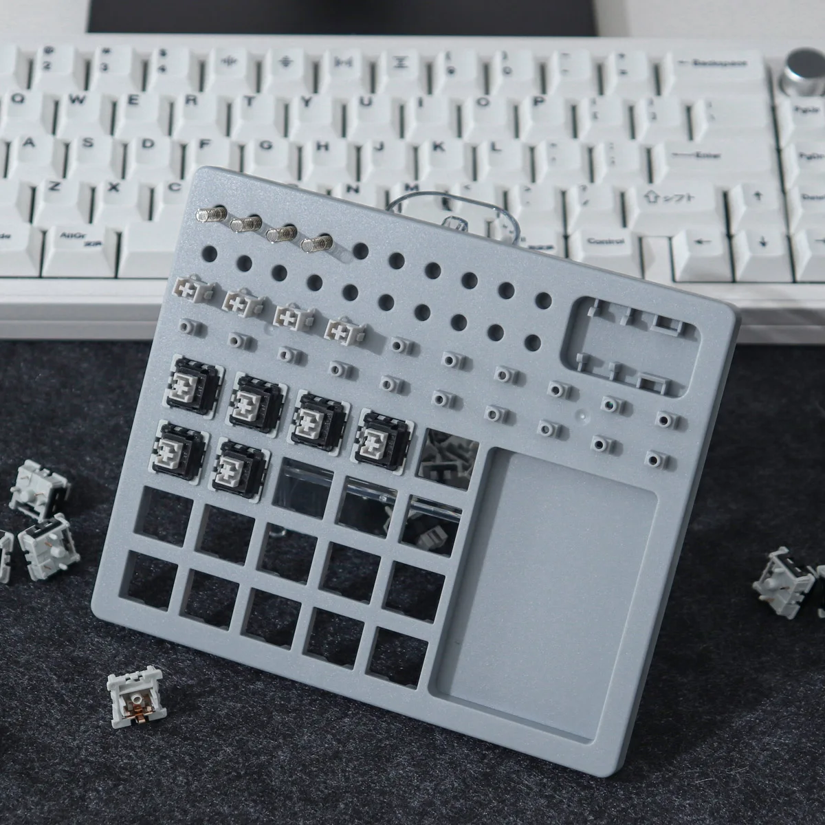 Interruptores de teclado, interruptores de estación de lubricante, interruptor de placa lubricante, interruptor de banco de trabajo, plataforma de lubricante, almohadilla de prueba - imagen 2