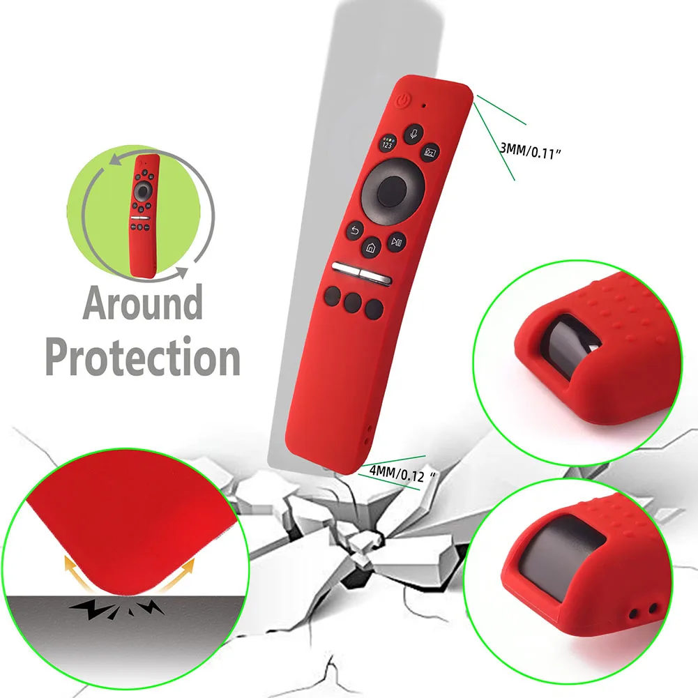 Cubierta protectora de Control remoto todo incluido para SAMSUNG 01329B 01330A TM1950A con cordón accesorios de cubierta de Control remoto de TV - imagen 3