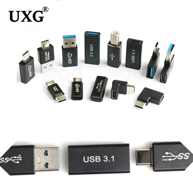 1 Uds. Adaptador Universal OTG tipo C USB C macho a USB-A macho hembra convertidor para Macbook Huawei Samsung Note Ipad conector