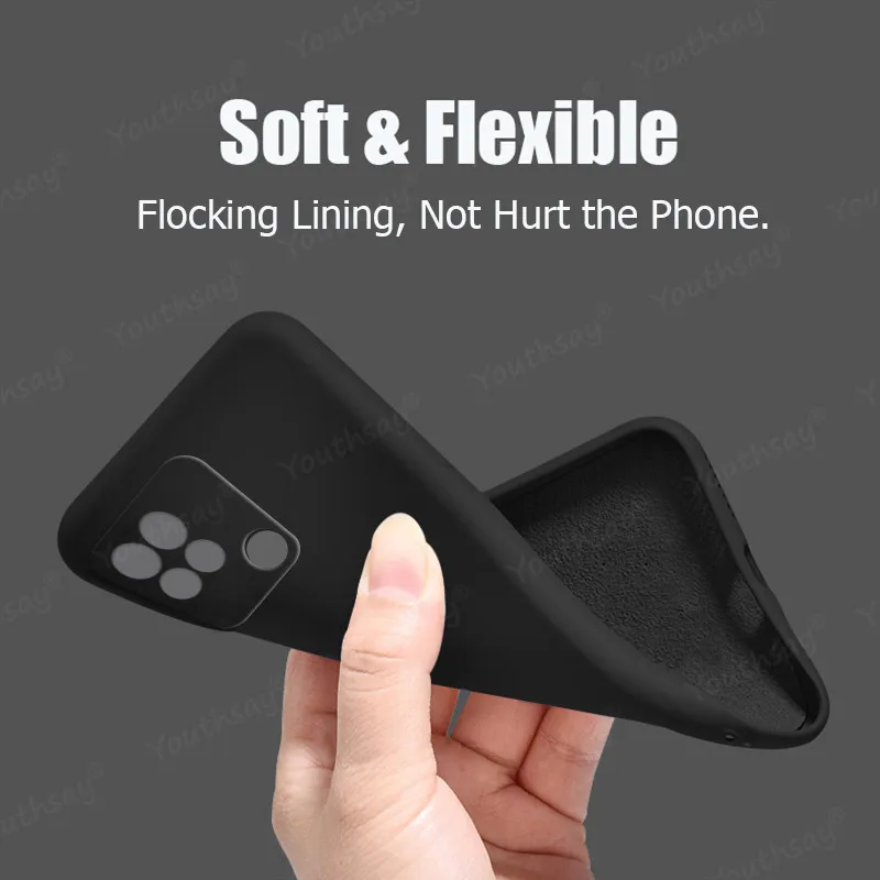 Para Realme Narzo 50A funda para Realme Narzo 50 A 50i funda protectora lisa de silicona funda suave de goma para Realme Narzo 50A cubierta - imagen 5