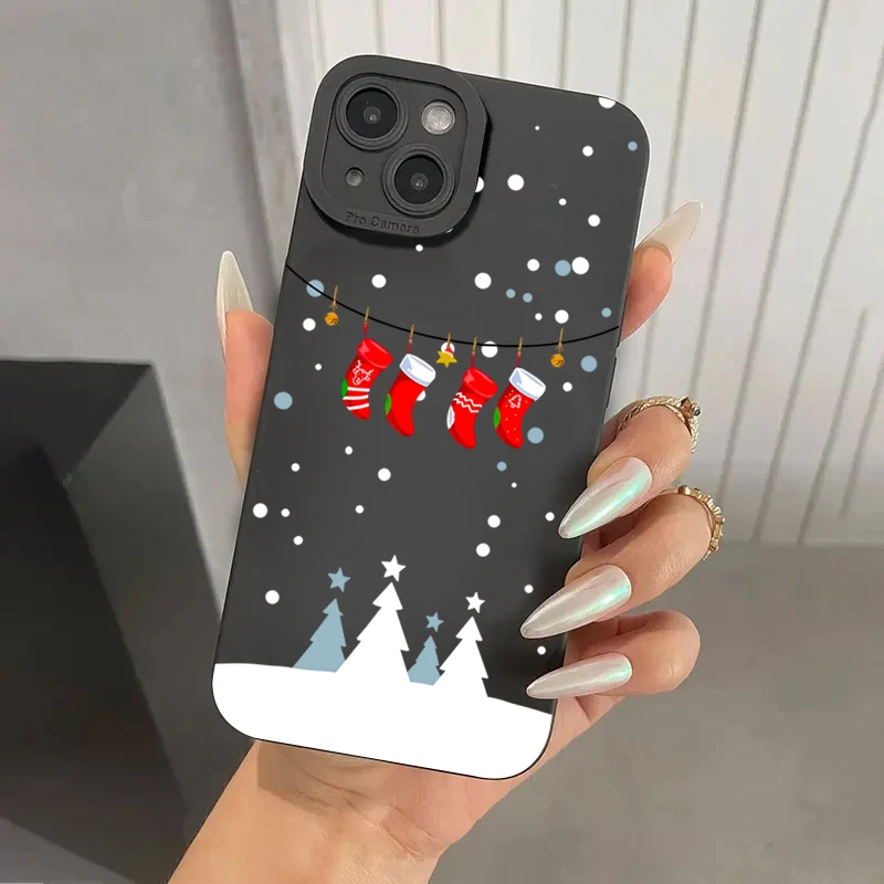Nueva funda de teléfono con árbol de Navidad para Xiaomi Mi 14T 12T 11T 11 10T Poco X5 F5 X4 M4 F4 X3 M3 Pro Lite 4G 5G funda de silicona suave - imagen 4