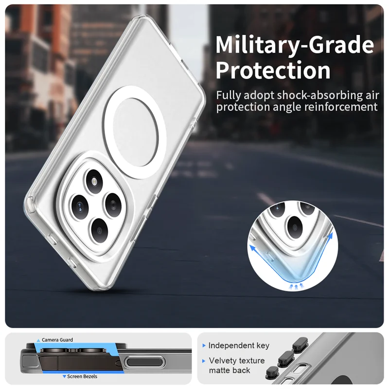 Para Xiaomi Redmi Note 15 5G Funda Redmi Note 15 China Funda magnética mate parachoques Fundas protectoras para teléfono Note 15 Pro Plus Funda - imagen 2