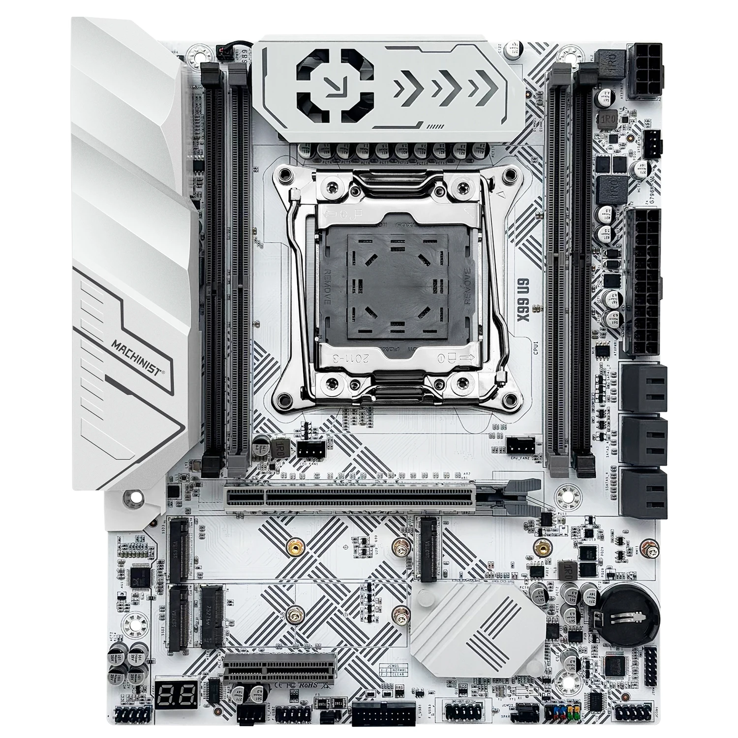 Nueva placa base U9 MACHINIST X99 C612 LGA 2011-3 set procesador de CPU Xeon E5 2680 v4 compatible con DDR4 RAM TPM2.0 cuatro canales M.2 NVME - imagen 4