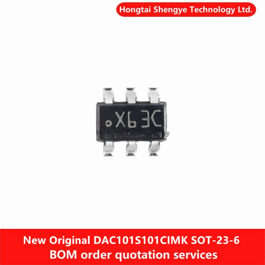Nuevo Original DAC101S101CIMK SOT-23-6 Chip convertidor de digital a analógico de 10 bits