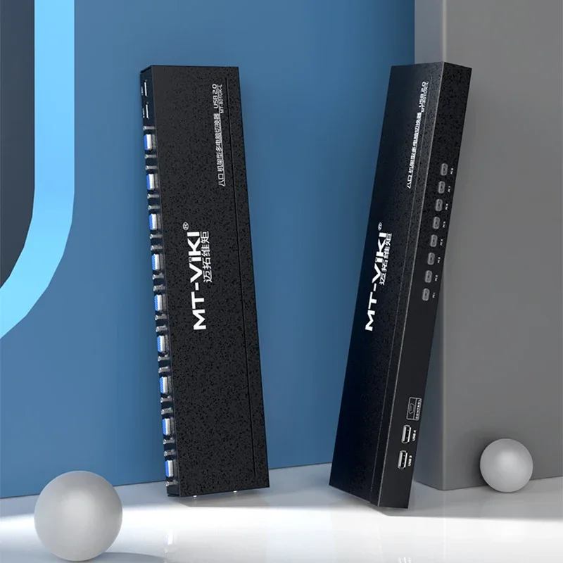 Conmutador Kvm de 8 puertos, pantalla Hdmi, monitoreo de pantalla multiordenador, ratón, teclado, compartir, cortador de pantalla Vga, resolución de 1920x1440 - imagen 2