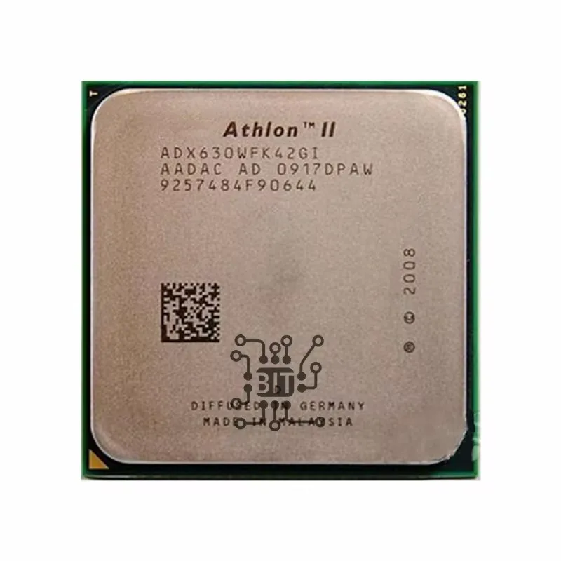 Procesador de CPU de cuatro núcleos Athlon II X4 630, 2,8 GHz, ADX630WFK42GI Socket AM3