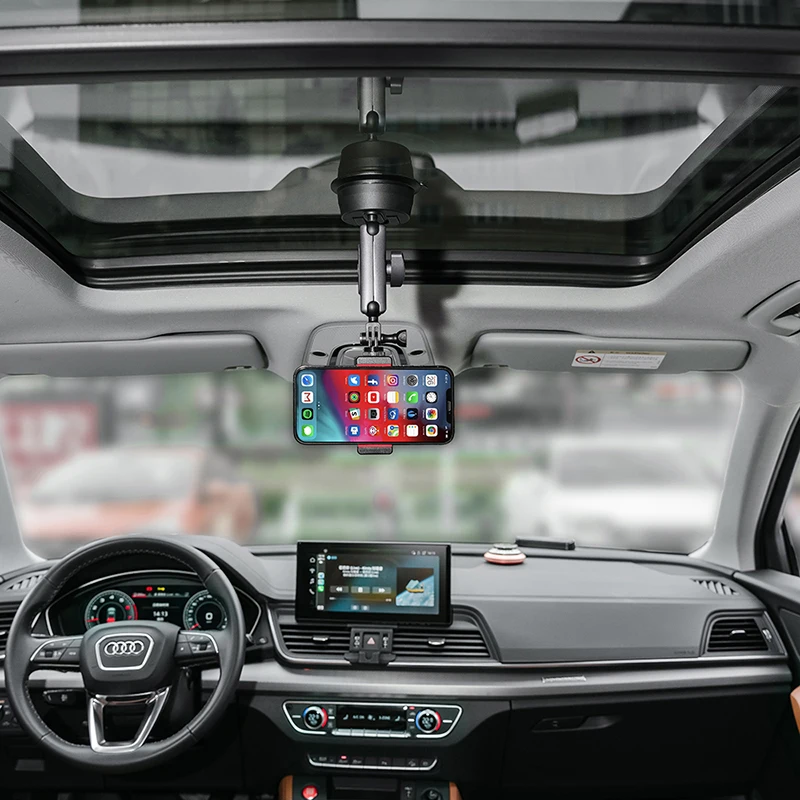 Soporte de expansión con ventosa para coche, adaptador fijo de interfaz ajustable de Metal 1/4 para accesorios de acción Gopro /Insta360/DJI Osmo - imagen 5