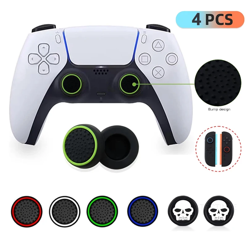 Tapas de Silicona Antideslizantes para Mando PS5 y PS4 – Grip Analógico - imagen 5