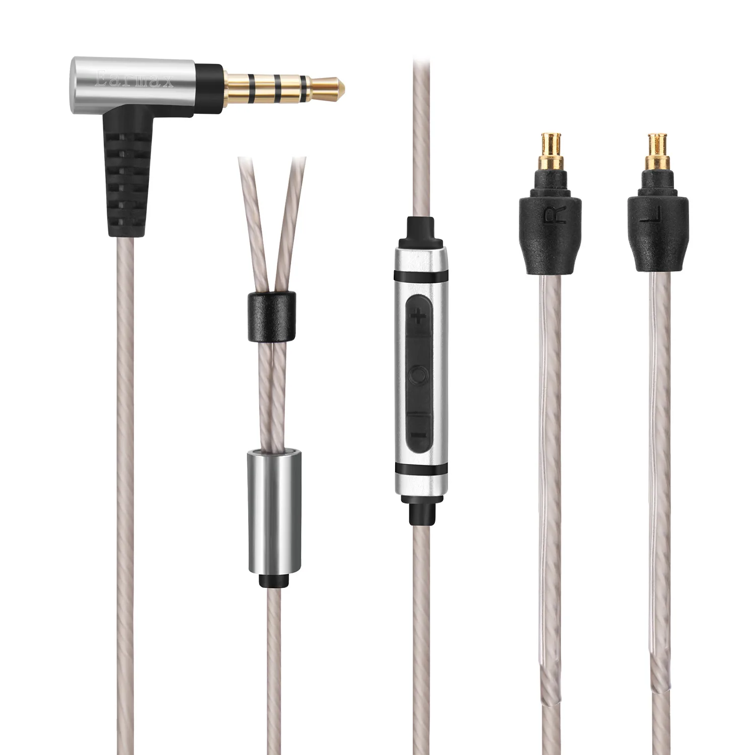 Cable de Audio para auriculares Sennheiser IE 40 PRO IE40PRO, Conector de 3,5mm, 5N OFC, 120cm/47 pulgadas, con/sin micrófono
