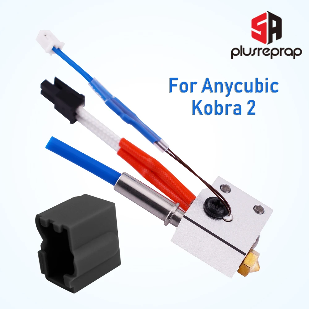 Hotend J-Head de 12V y 24V con boquilla de 0,4mm, calcetín de silicona, tubo de PTFE para impresora 3D Anycubic Vyper Cobra Kobra2 Max Plus Mega Zero2.0 - imagen 2