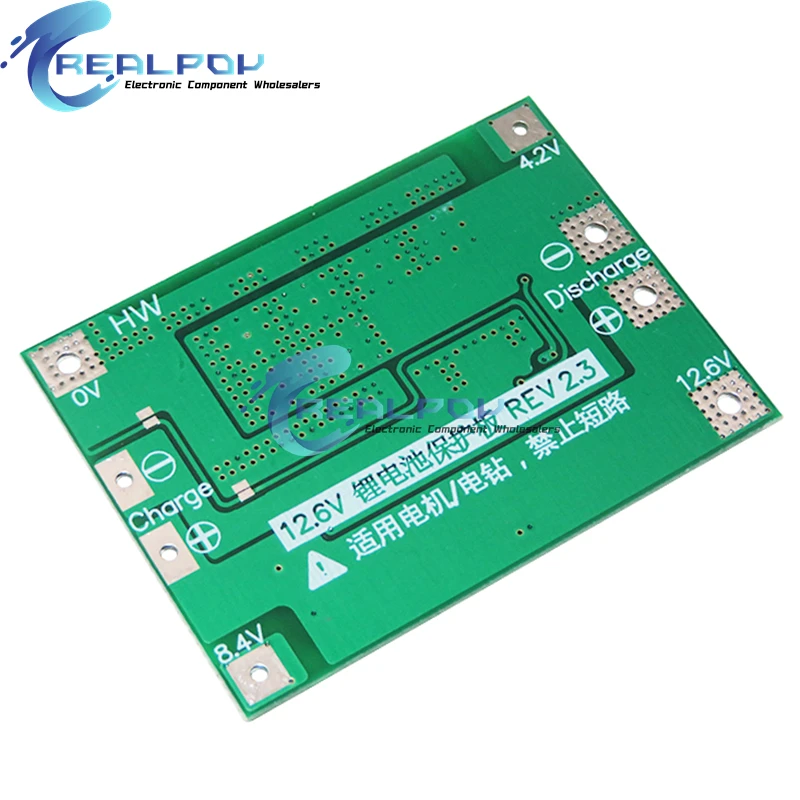 Placa BMS 3S 60A/Li-ion 12,6 V 18650 BMS PCM, Placa de protección de batería para batería de iones de litio/18650 cargador de batería, mejora/equilibrio - imagen 5