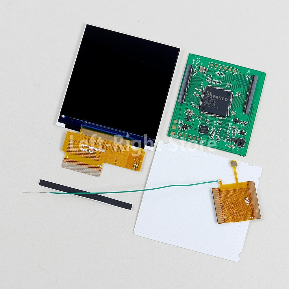 8 juegos de pantalla LCD de 2,6 pulgadas para GBP, repuesto de pantalla LCD, controlador de brillo ajustable para Nintendo GBP - imagen 5