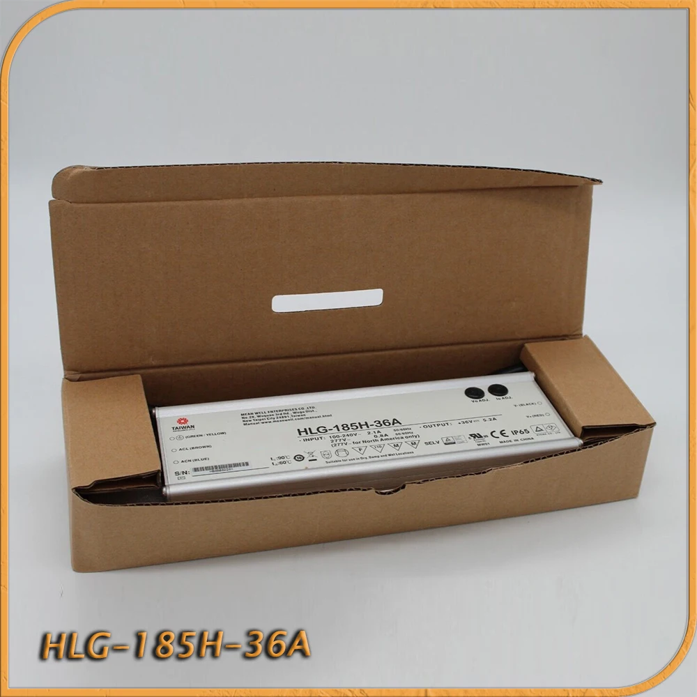 Producto de control industrial HLG-185H-36A 185W 36V5.2A Fuente de alimentación impermeable Lámpara de calle LED WELL PSY - imagen 3