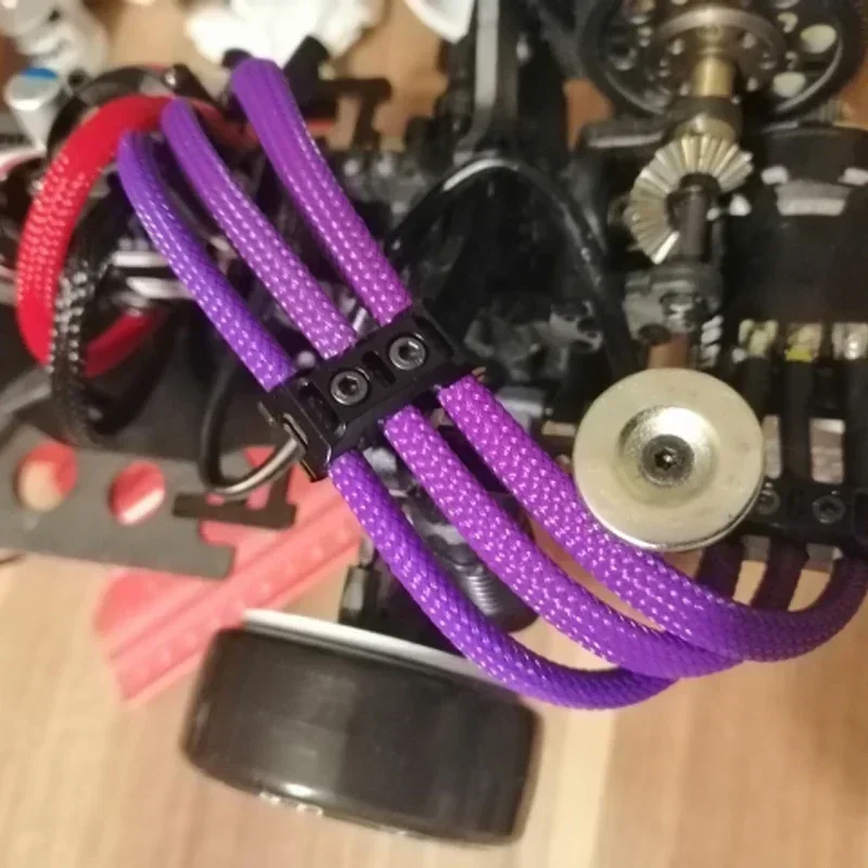 Manga trenzada de PET, color negro, UV, amarillo, 1 ~ 50m, 2/4/6/8/10/12/16mm, funda de envoltura de Cable de piel de serpiente de alta densidad para Cables eléctricos - imagen 5