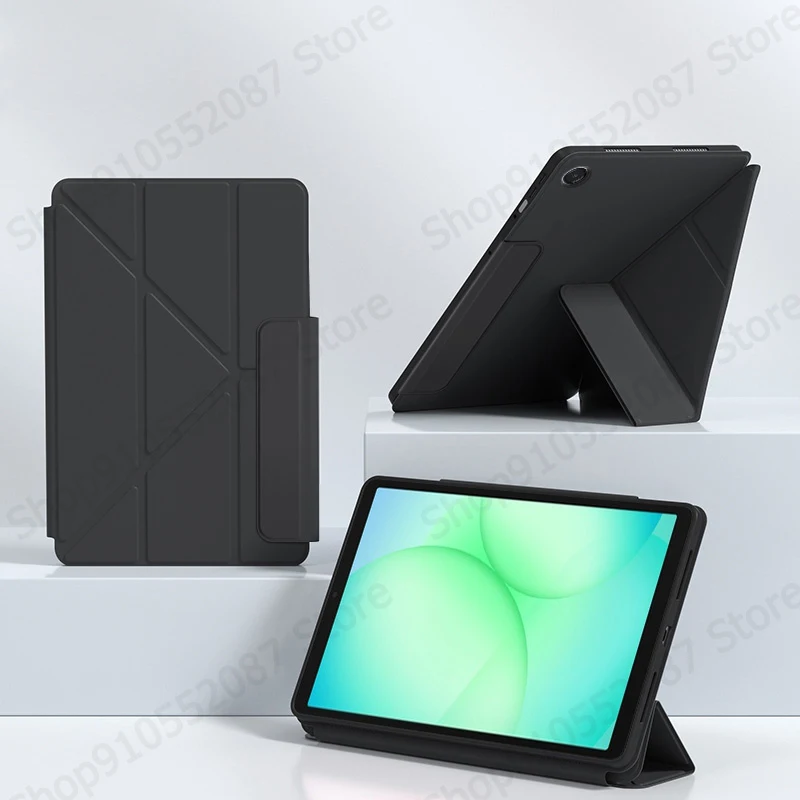 Para Samsung Tab A11 Funda de 8,7 pulgadas con soporte de cuero PU plegable inteligente Funda magnética para Funda Galaxy Tab A11 Coque sm x130 x135 - imagen 2