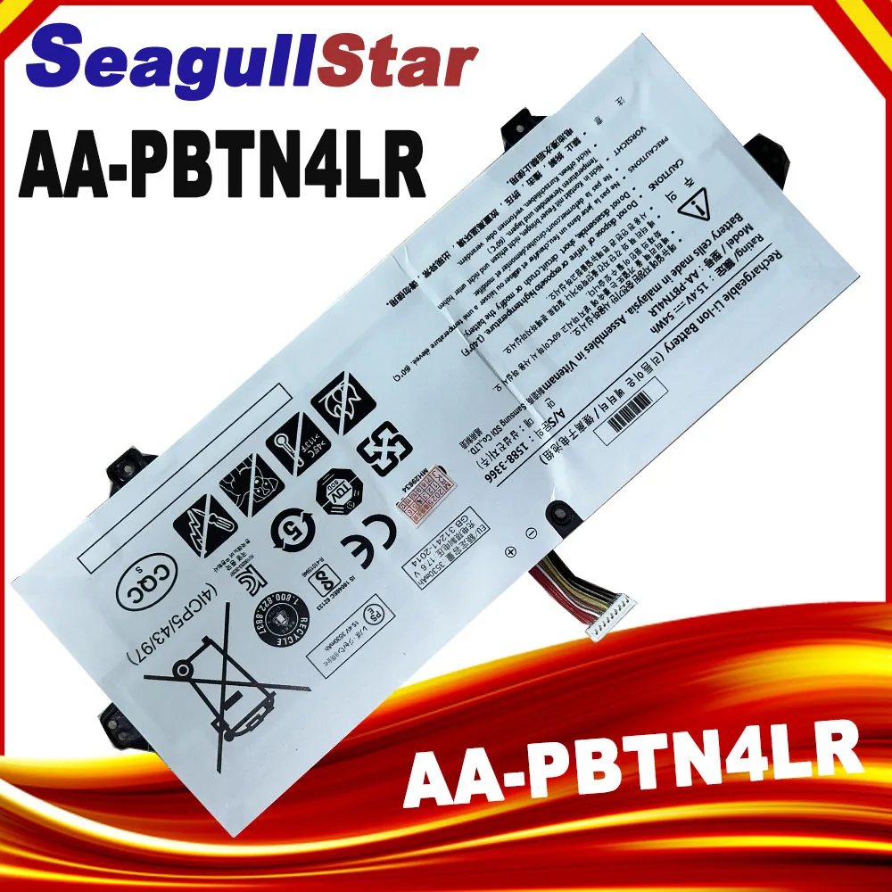 AA-PBTN4LR BA43-00 batería del ordenador portátil para Samsung NP940X5M-X02US NP940X3M-K01US NOTEBook 9 PRO 15 NP940X5N NT950QAA 54WH