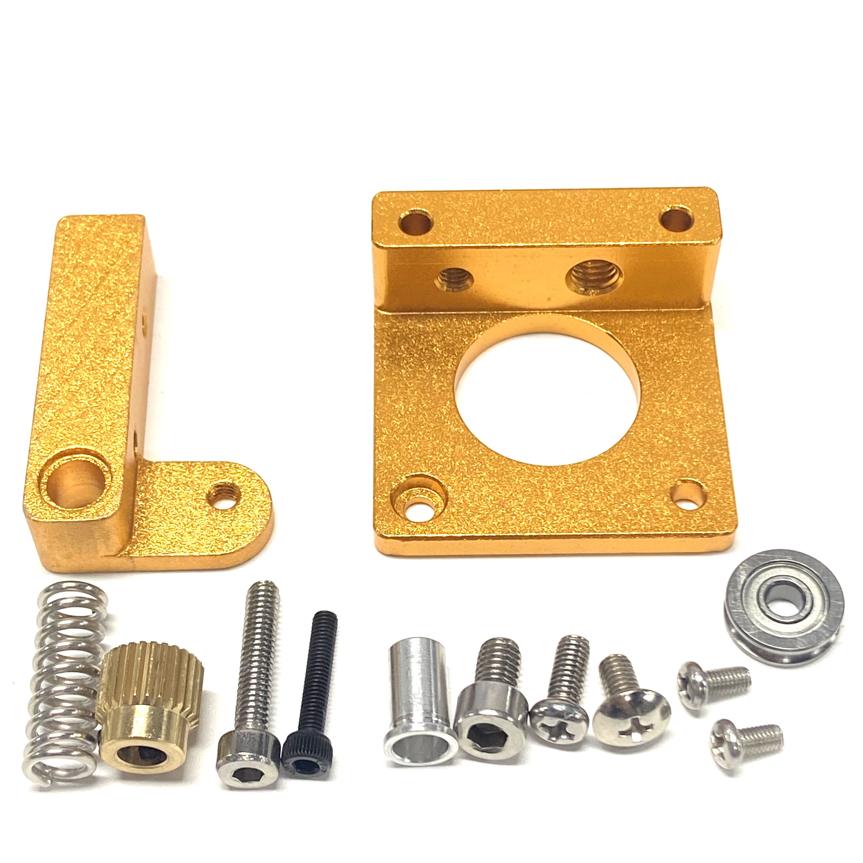 Extrusora MK8 de bloque de aleación de aluminio 3D para Makerbot, piezas de impresora 3D de filamento de 1,75mm, pieza de mano corta de extrusión - imagen 2