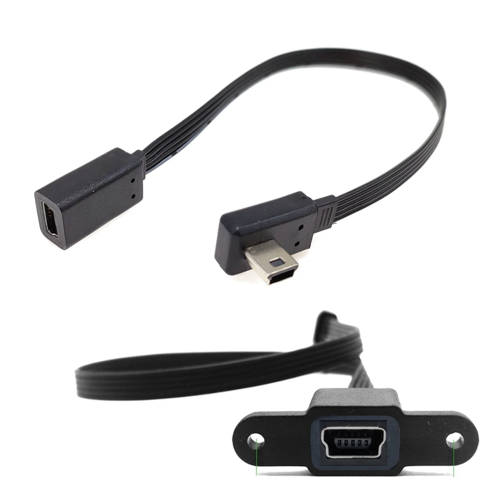 5CM 10CM 20CM 30CM 50CM MINI USB 5 pines enchufe a enchufe sincronización de datos Cable de extensión del cargador para el coche grabadora navegador GPS - imagen 3