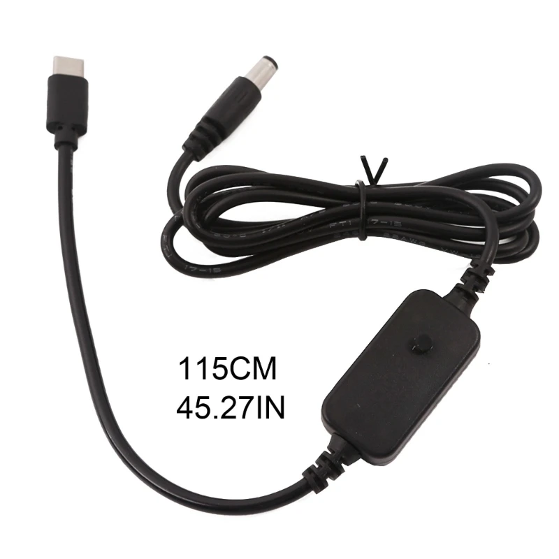 Cable de alimentación de voltaje ajustable con pantalla Led, fuente de alimentación de aumento con USB C PD tipo C a 5V, 9V, 12V, 20V, 5,5x2,1mm, 2,5mm, 3,5mm, 4,0mm - imagen 4