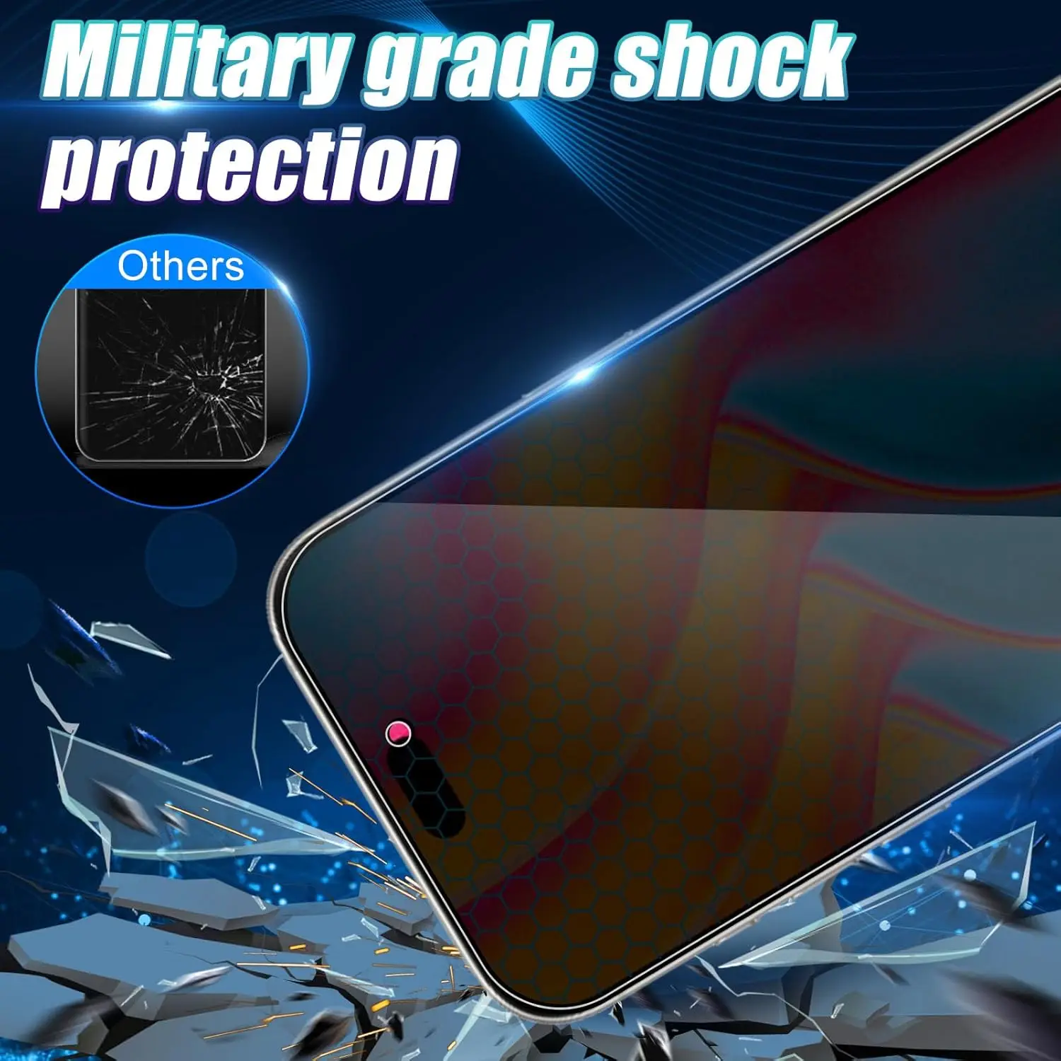 Protectores de pantalla de privacidad 2.5D 9H para Red Magic 11 Pro Protector antiespía para ZTE nubia Red Magic11Pro plus - imagen 2