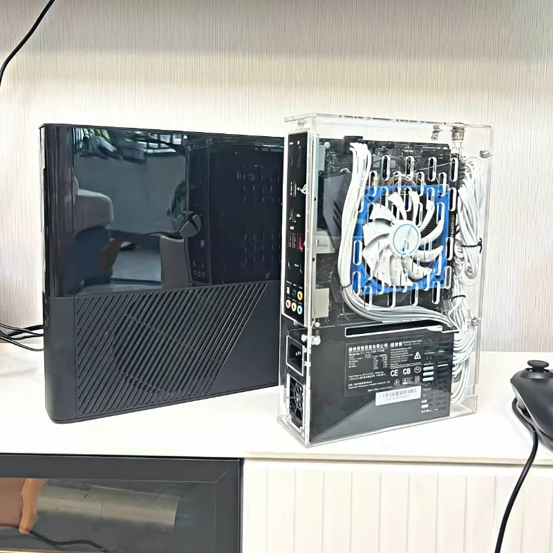 Chasis ITX acrílico portátil – marco para PC HTPC y DIY proyectos - imagen 2