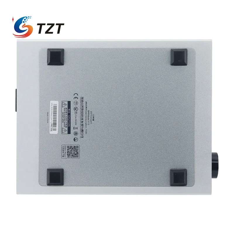 TZT-reproductor de CD portátil HiFi ET3 plateado/negro, tocadiscos de CD de transporte Digital multifuncional, 110V/220V, Streamin WiFi inalámbrico - imagen 3