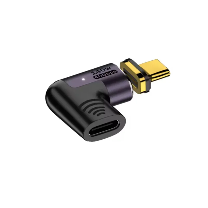 Adaptador USB C USB4.0 magnético USB C a tipo C OTG 140W 40Gbps Cable convertidor de carga magnético de carga rápida 8K @ 60Hz adaptador de USB-C - imagen 4