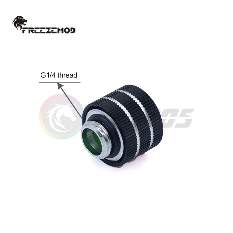 FREEZEMOD-accesorio de tubo duro antiapagado de refrigeración por agua para tubería de Metal acrílico PETG OD14mm, fuerza de tracción de 20KG para apretar a mano, HYGKN-B14 - imagen 3