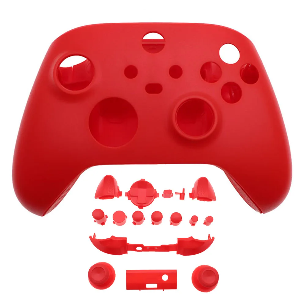 1 Juego de funda protectora para controlador Xbox Series X S, carcasa frontal y botones completos - imagen 4