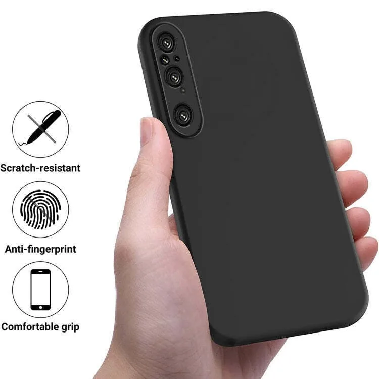 Funda Flexible de silicona líquida TPU para Sony Xperia 1 VII 10 VI 5 V cubierta protectora parachoques Fundas Coque Capa - imagen 3