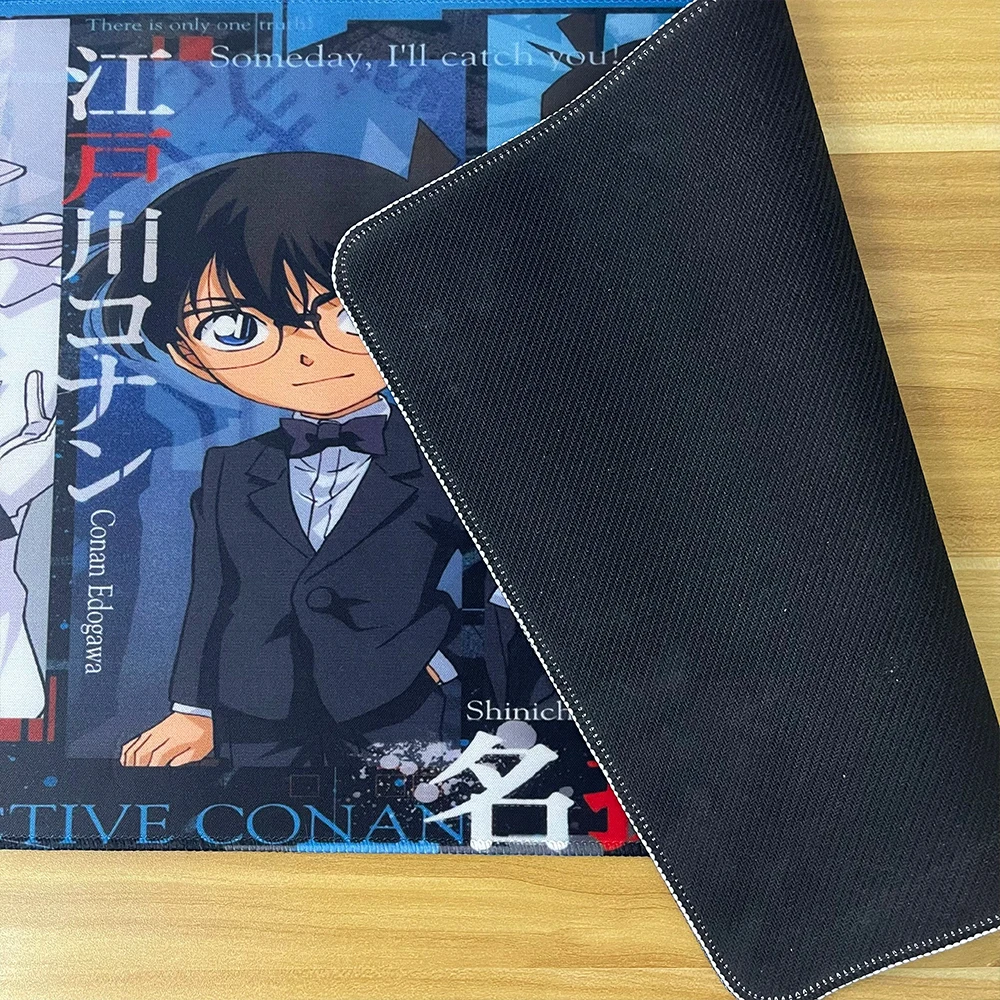 Alfombrilla De ratón Anime Detective Conan para PC, Alfombrilla De ratón grande para juegos, Alfombrilla De goma antideslizante XXL, Alfombrilla De ratón De escritorio - imagen 5
