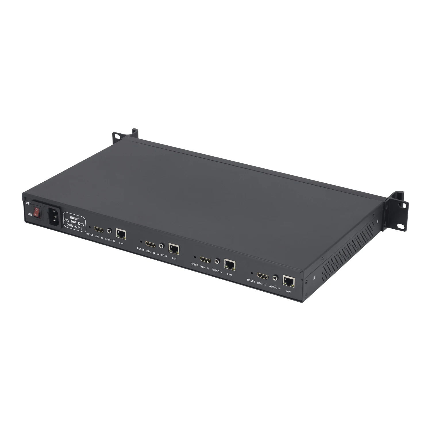 UNISHEEN SRT H.265 H.264Transmisor IPTV Transmisión en vivo RTSP RTMP Codificador de vídeo HDMI de 4 canales RTSP RTMP ONVIF SRT