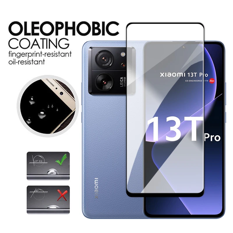 Para Xiaomi 13T Pro 5G vidrio Xiaomi 13 T 13T Pro vidrio templado 2.5D Protector de pantalla de cubierta completa Xiaomi 13T Pro 5G película de 6,67 pulgadas - imagen 4