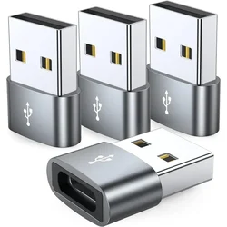 Adaptador USB-C Macho a USB-A Hembra para Cargador iPhone Samsung