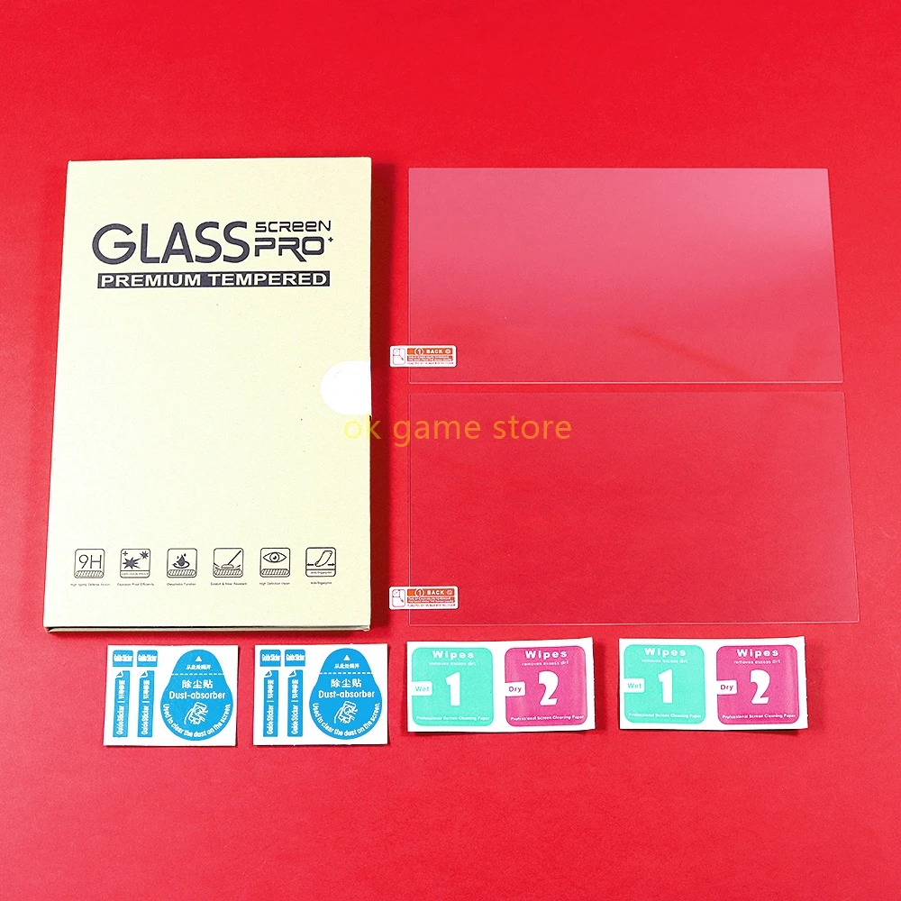 1 Juego para pantalla Switch2 HD película de vidrio templado Protector de vidrio película transparente antiarañazos con reemplazo de embalaje - imagen 2
