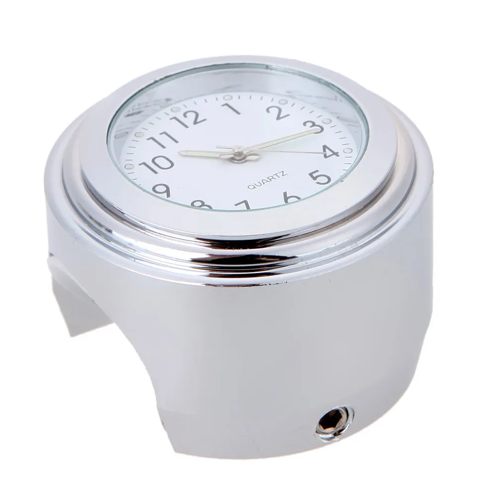 Relojes luminosos para motocicleta, reloj de montaje en manillar de bicicleta, resistente al agua, ligero, de aluminio, equipo para Scooter, Motor ATV