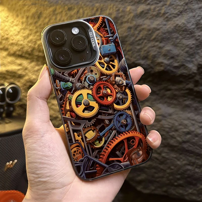 Cool Graffiti patrón mecánico TPU funda para Xiaomi Mi 14 13 12 13T 14T Pro 11 Lite 5G NE Poco F6 X5 X6 M6 Pro cubierta trasera dura - imagen 4