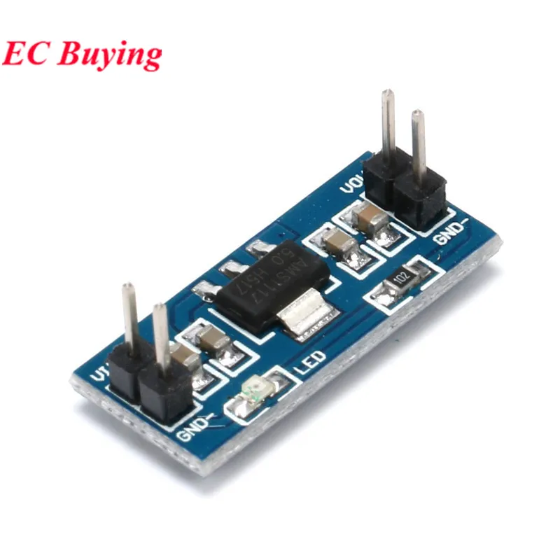 20 piezas/1 unidad AMS1117 LM1117 1,2 V 1,5 V 1,8 V 2,5 V 3,3 V 5V DC-DC módulo de fuente de alimentación reductor para placa PCB Arduino Raspberry pi - imagen 3