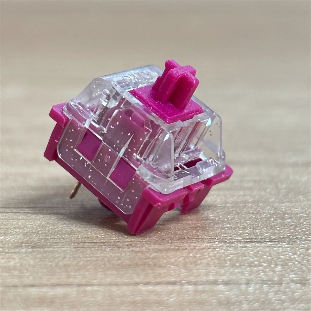 Interruptor rojo vino lineal 3 pines MX DIY intercambiable en caliente prelubado de fábrica para accesorios de teclado mecánico - imagen 2