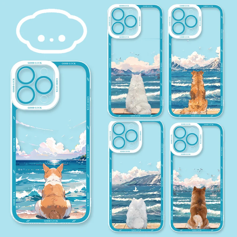 Funda para perro y mar para Xiaomi POCO X6 X7 X5 Pro X3 NFC F3 F5 F6 F7 Ultra M5S C65 M7 M6 Pro 4G 5G 14T 13T 12T 11T 14 11 Lite 5G NE - imagen 2