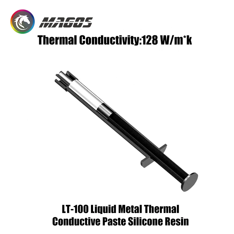 Pasta térmica de Metal líquido LT-100 128W/m-k, reproductores de alta gama de compuestos térmicos, resina de silicona de disipación de calor conductora MOD - imagen 4