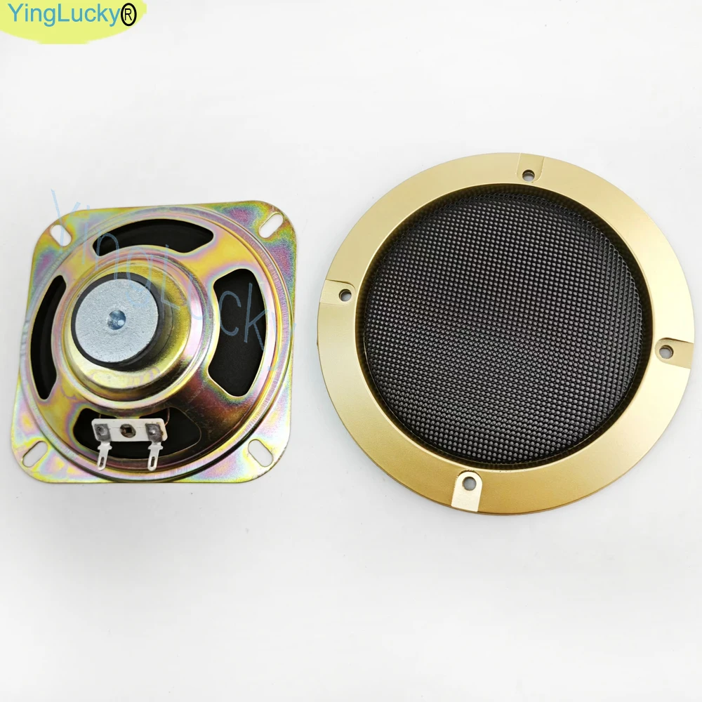 Speaker-gold grille