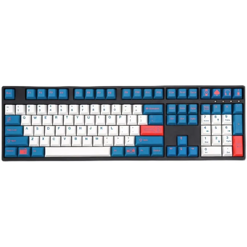 GMK todos los días llevar teclas PBT tinte subcama teclas en inglés Cherry perfil Keycap con 2.25U 2.75U 3U 7U barra espaciadora ISO Enter - imagen 5
