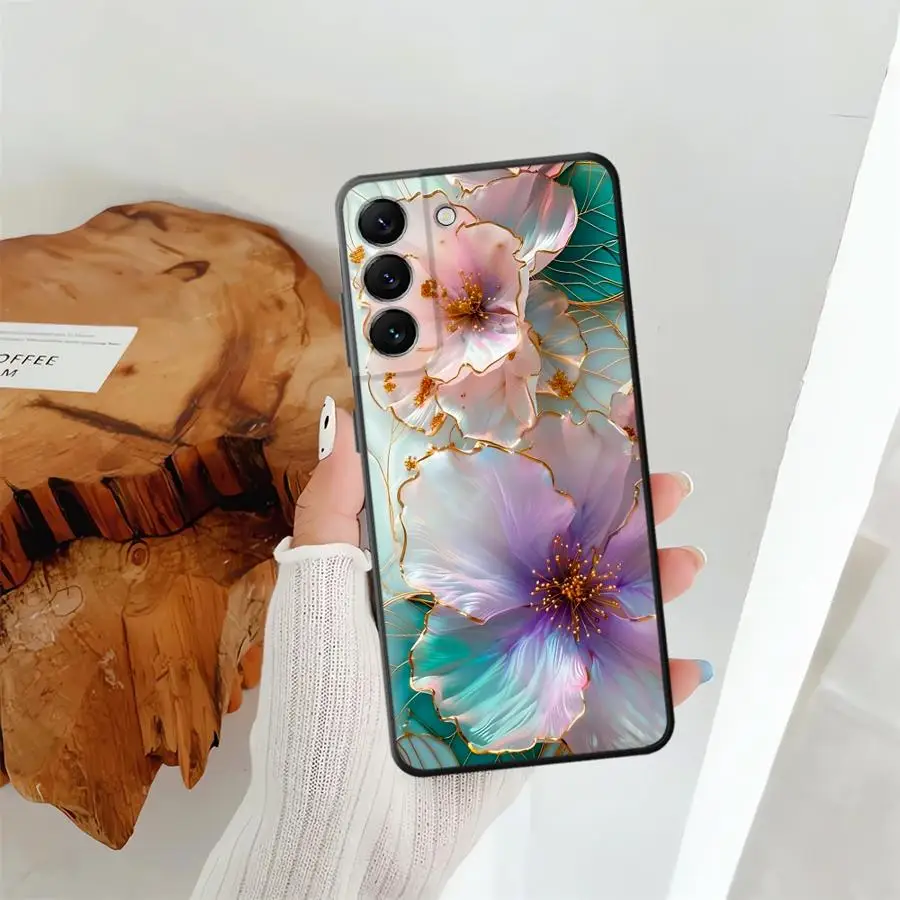 Funda de Mármol Colorida para Samsung Galaxy A22 A23 A55 A41 A26 A72 A24 A32 A52 A36 A73 A51 A25 A71 A53 A35 - imagen 4